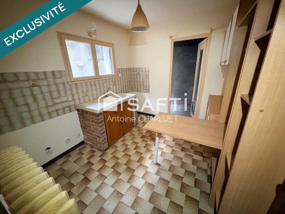 Maison de 97 m² - deux chambres - ancien salon de coiffure