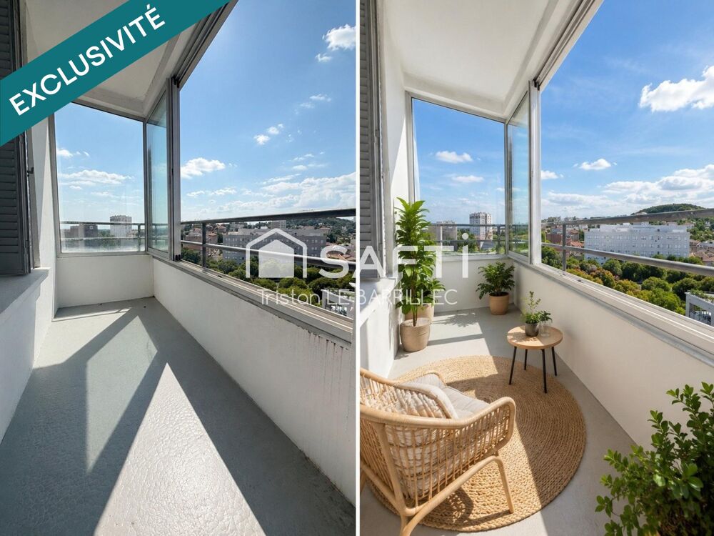 T3 lumineux avec ascenseur, terrasse et vue dégagée