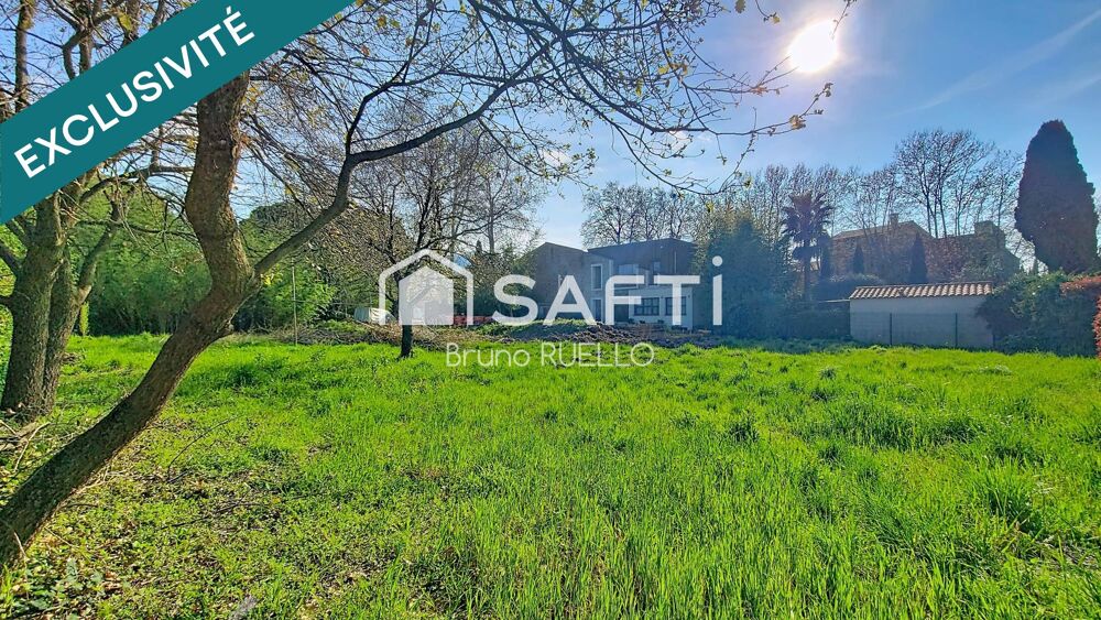 Vente Terrain Terrain à bâtir 1055 m² centre village Saint-Génis-des-Fontaines (66740) Saint-genis-des-fontaines
