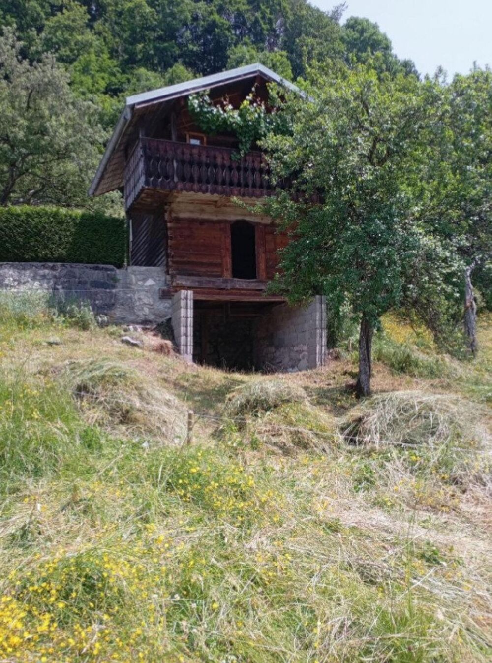 Mazot savoyard authentique avec terrain constructible