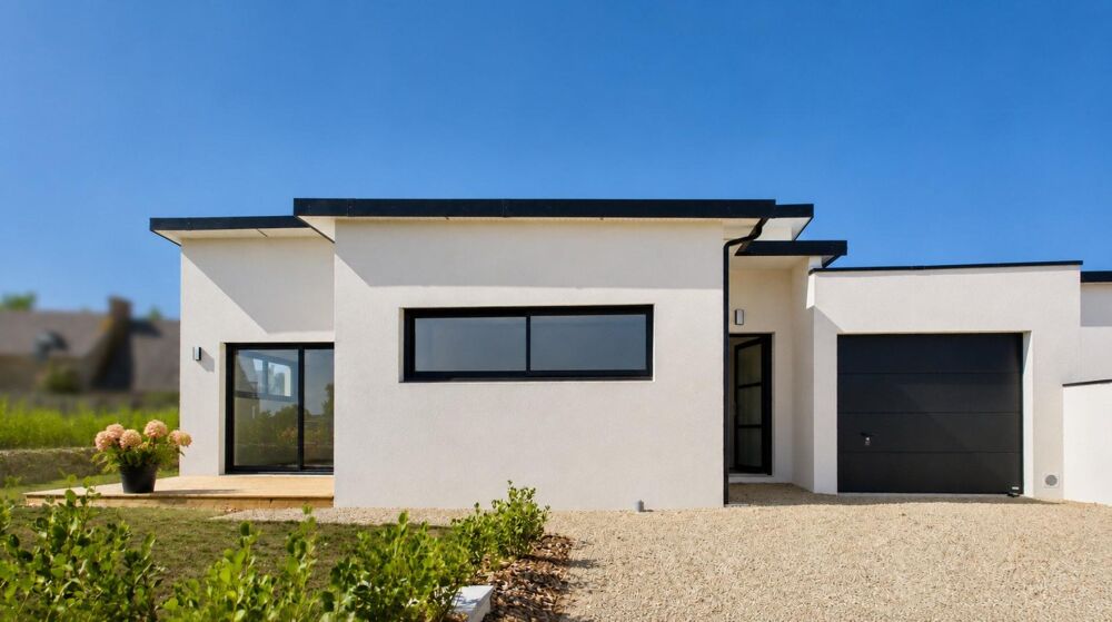 Moguériec  Maison neuve de plain-pied à 400 m du port et de la plage  DPE A