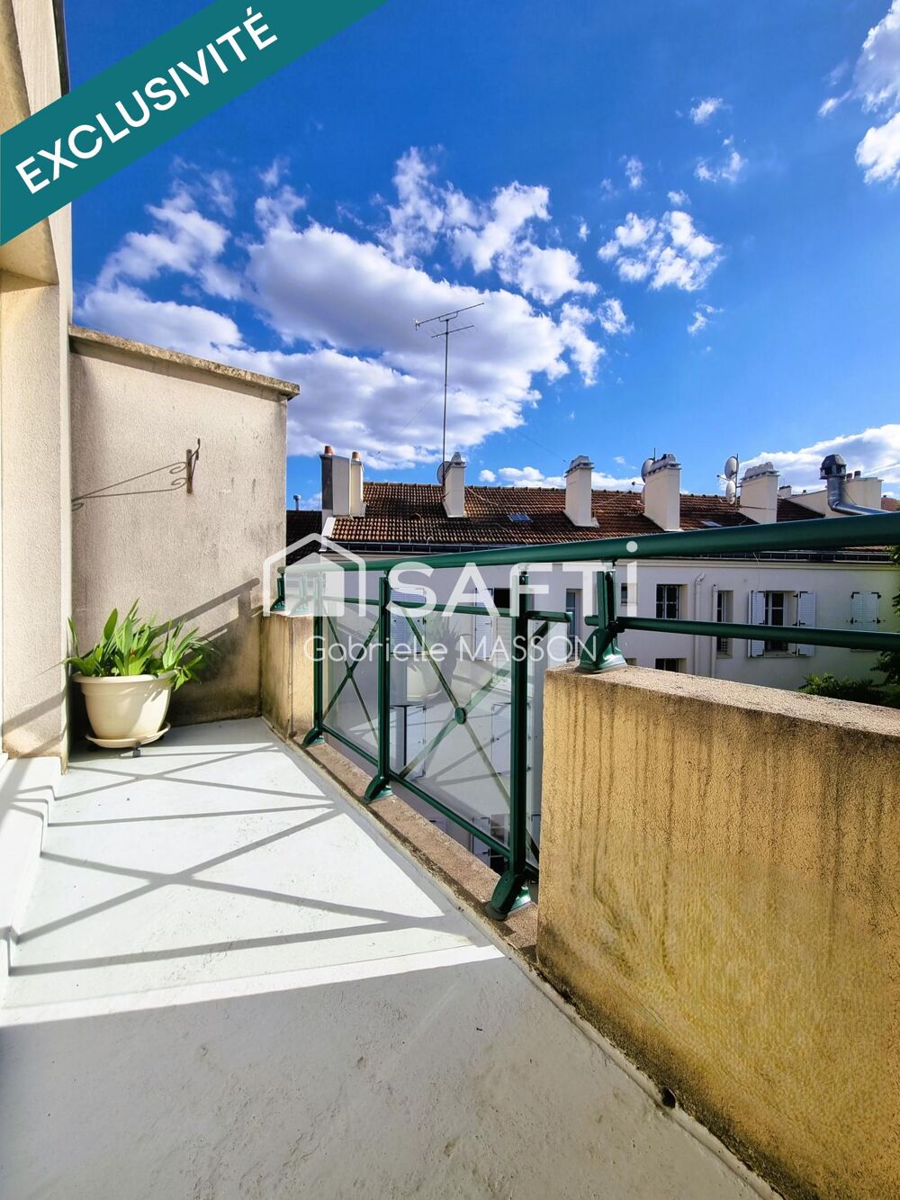 Rue DANTON - Bel appartement avec 2 balcons et double parking
