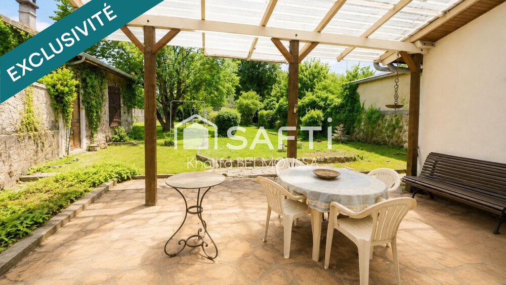 Vente Maison MAISON DE VILLE AVEC TERRAIN, TERRASSE, DOUBLE GARAGE ET ATELIER – CENTRE DE BELLEY Belley