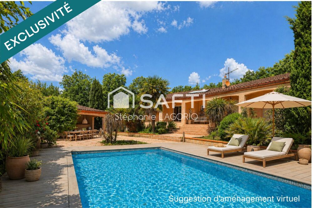 Vente Maison Maison familiale de 267 m² avec piscine sur un terrain arboré de 2 650 m² Bruguieres