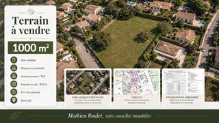  Terrain � vendre 1000 m�