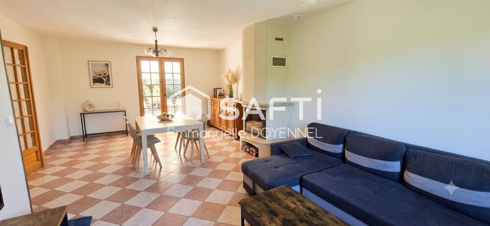 Vente Maison Plain-pied, 2 chambres, 1 bureau et 2 000 m² de terrain Saint-jean-du-thenney