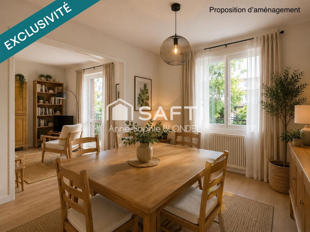 Vente Appartement BORDEAUX CAUDERAN Appartement 3/4 chambres, garage Bordeaux