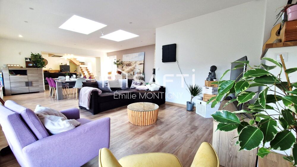 Vente Maison Propri�t� en pierre -Maison + appartement -233m2 - 4 � 7 chambres � 1 minute de Merville Franceville Plage Gonneville-en-auge