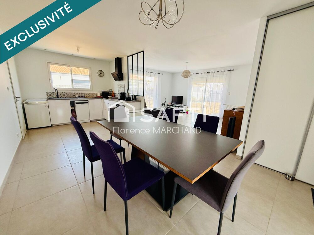 Vente Maison BEAU PLAIN-PIED LUMINEUX  3 CH GARAGE JARDIN Aiffres