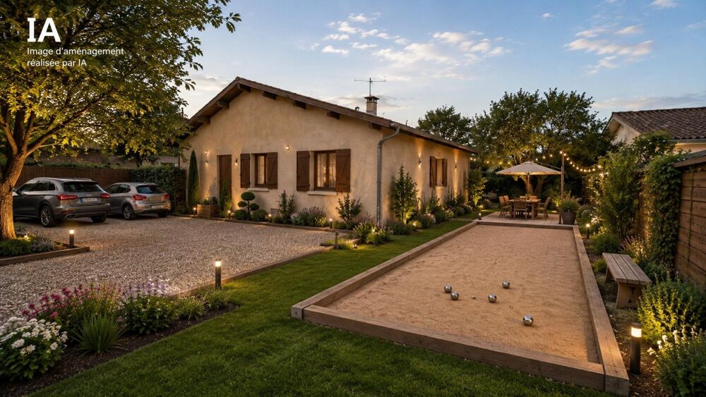 MAISON FAMILIALE LUMINEUSE AVEC JARDIN ET GARAGE À LANTON !
