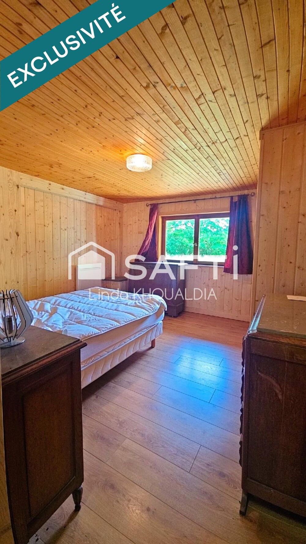 Vente Maison PLAINE – Chalet 78m² - 3 chambres sur un terrain de plus de 36 ares dont une partie constructible Plaine