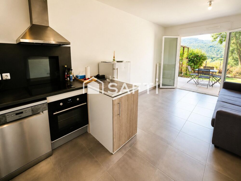 Appartement T2 en parfait état avec terrasse et jardin