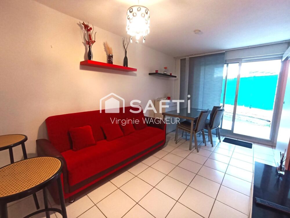 Vente Appartement T2/cabine en rdj, terrasse, parking, piscine. Cap d'agde