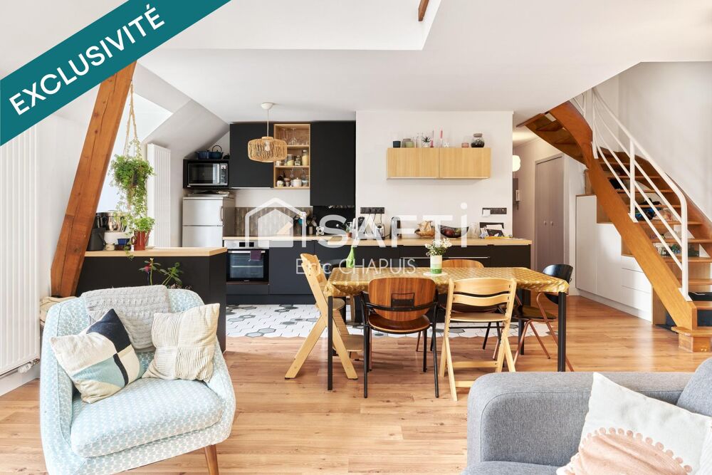 Exclusivité Rennes centre : duplex T4 au calme, Cité d'Aleth