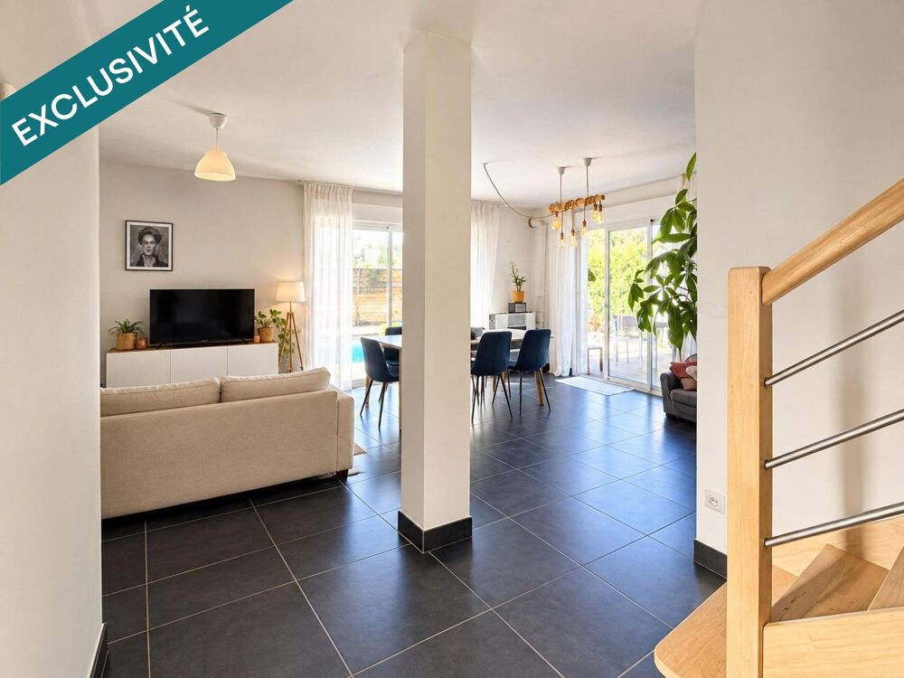 Maison 4 chambres avec piscine et garage