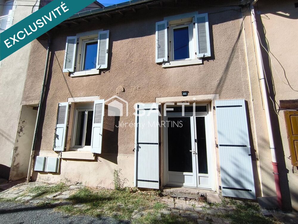 Maison avec jardin, terrasse et 2 accès - fort potentiel