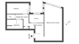  Appartement à vendre 2 pièces 53 m²