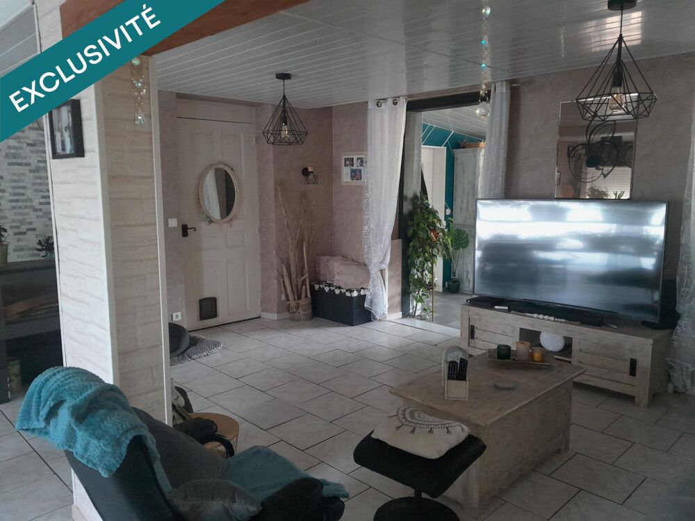 MAISON RENOVEE CLASSEE C 4 CHAMBRES VERANDA POMPE A CHALEUR