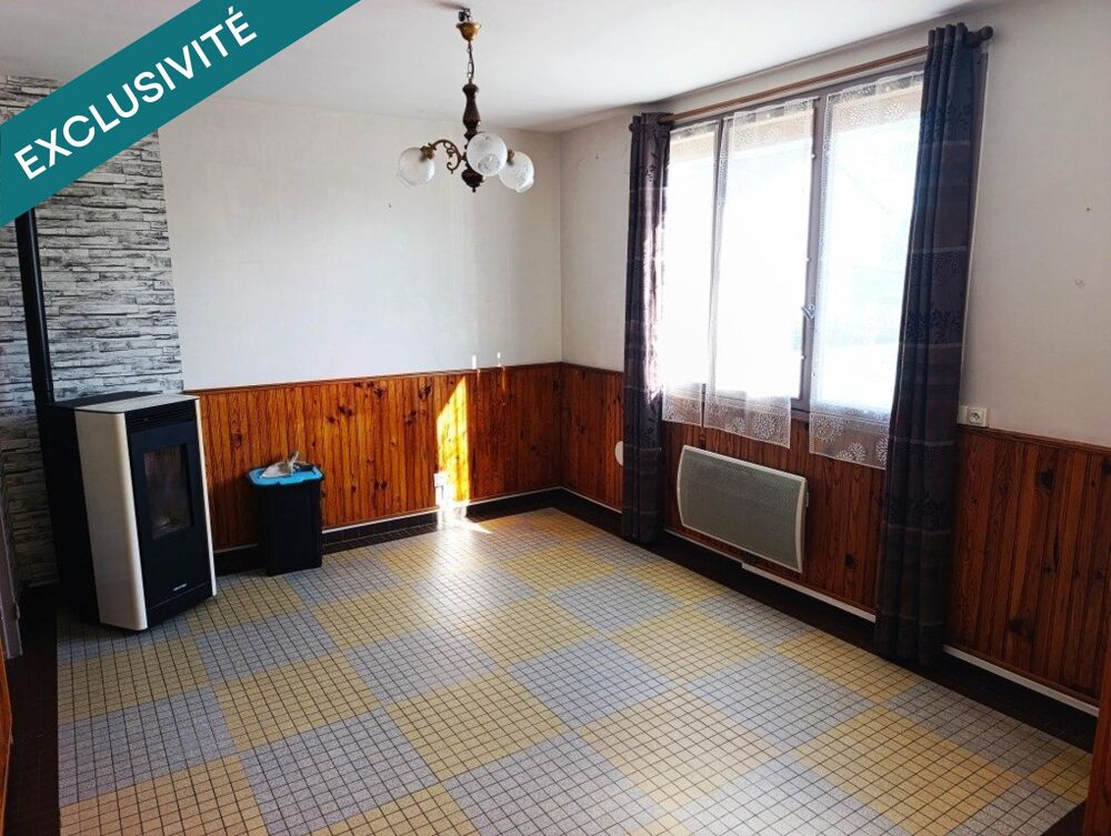 Vente Maison Maison 4 pièces – 82 m² – 3 chambres – Garages, atelier – Fort potentiel Reuilly