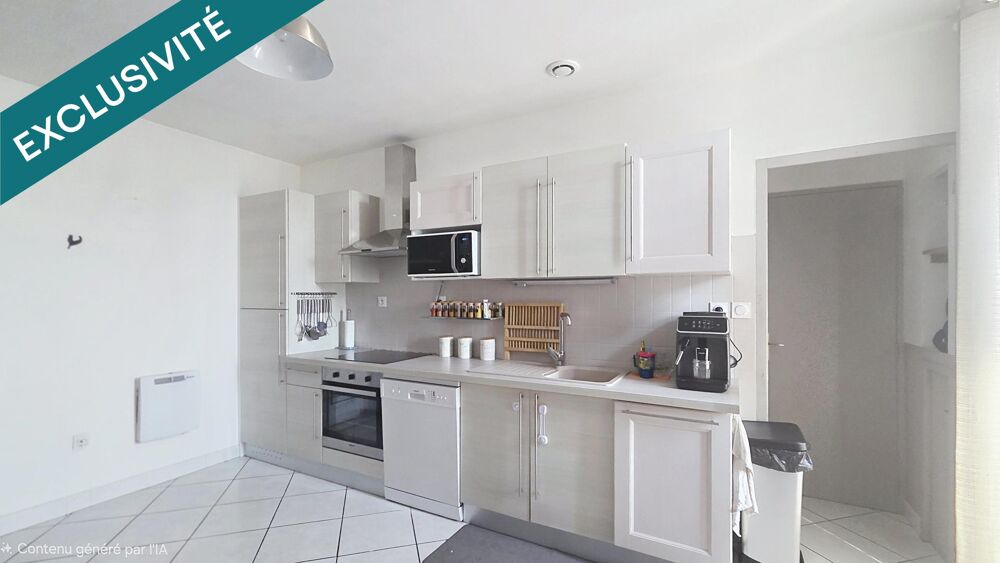 Vente Appartement MOIRANS CENTRE-VILLE – T3 de 74m² -VENDU LOUÉ – BALCON ET CAVE Moirans
