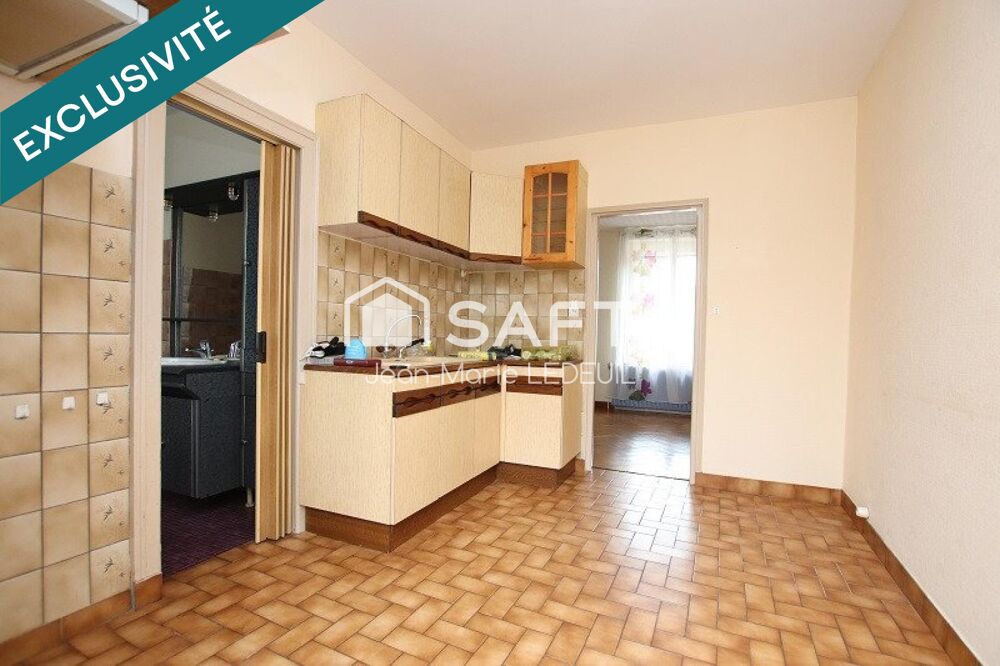Maison de ville, 3 chambres, jardin, garage