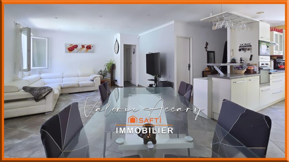 Vente Maison Sainte-Anastasie : Maison de 112 m² sur un terrain de 1400 m² avec dépendance aménagée, piscine... Sainte-anastasie-sur-issole