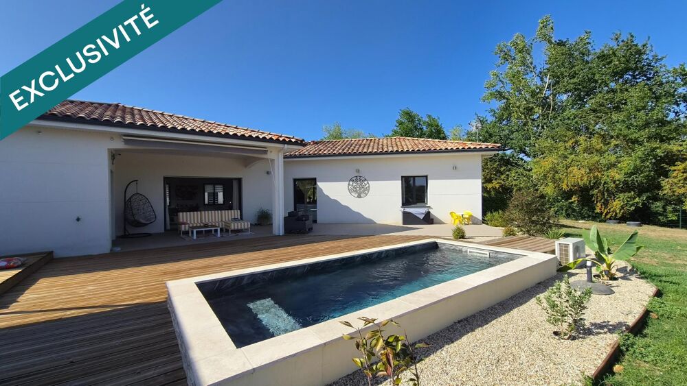 Vente Maison Villa contemporaine - 143m2 - 4 chambres - terrasse - piscine Monclar-de-quercy