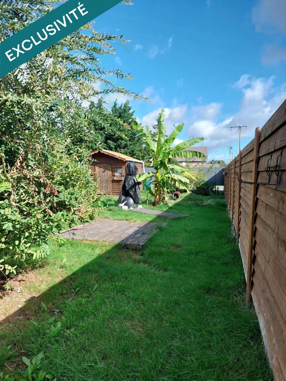 Maison de coron avec jardin exposé sud