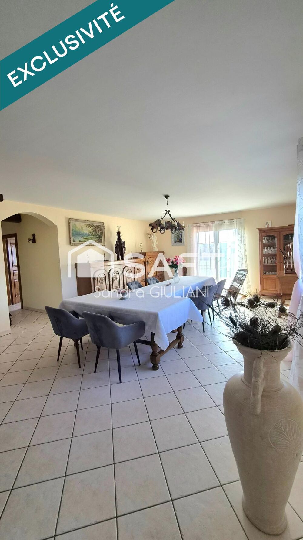 Vente Maison RARE ! Maison 161 m²  plain-pied élevé sur sous-sol, terrain 48 ares, 2 garages XXL ! Han-devant-pierrepont