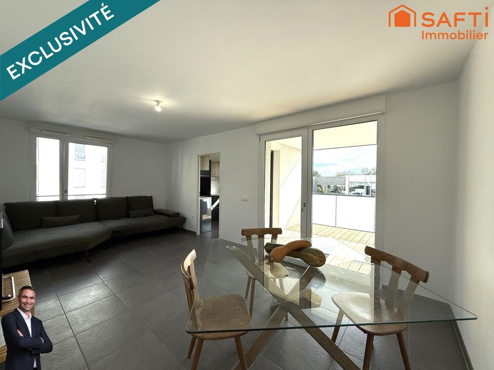 Superbe appartement de 3 pièces disposant d'une terrasse et d'une place de stationnement privée !