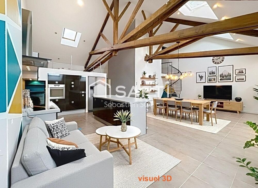 Vente Appartement Appartement 4 chambres avec mezzanine – (148 m² au sol) 108 m² loi Carrez Caussade