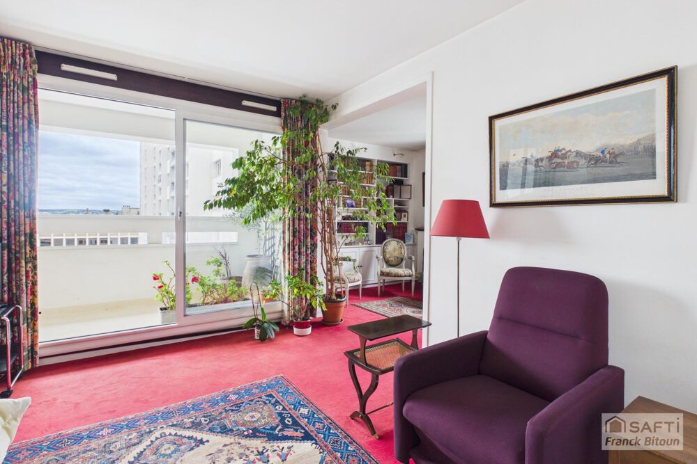 Vente Appartement 4 pièces lumineux en angle avec vue dégagée et loggia. Levallois-perret