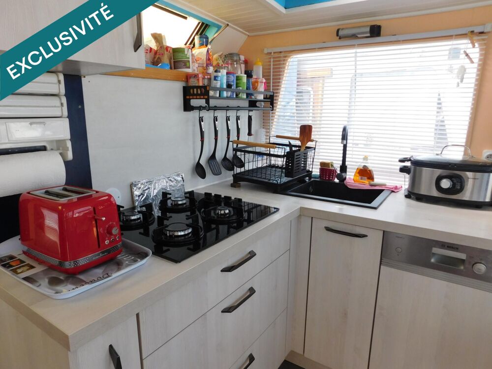 Vente Appartement Tjalk Hollandais d'exception – 18 m – 55 m² habitables – Bateau d'habitation de caractère Pont-de-vaux