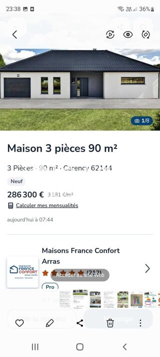  Terrain � vendre 1206 m�