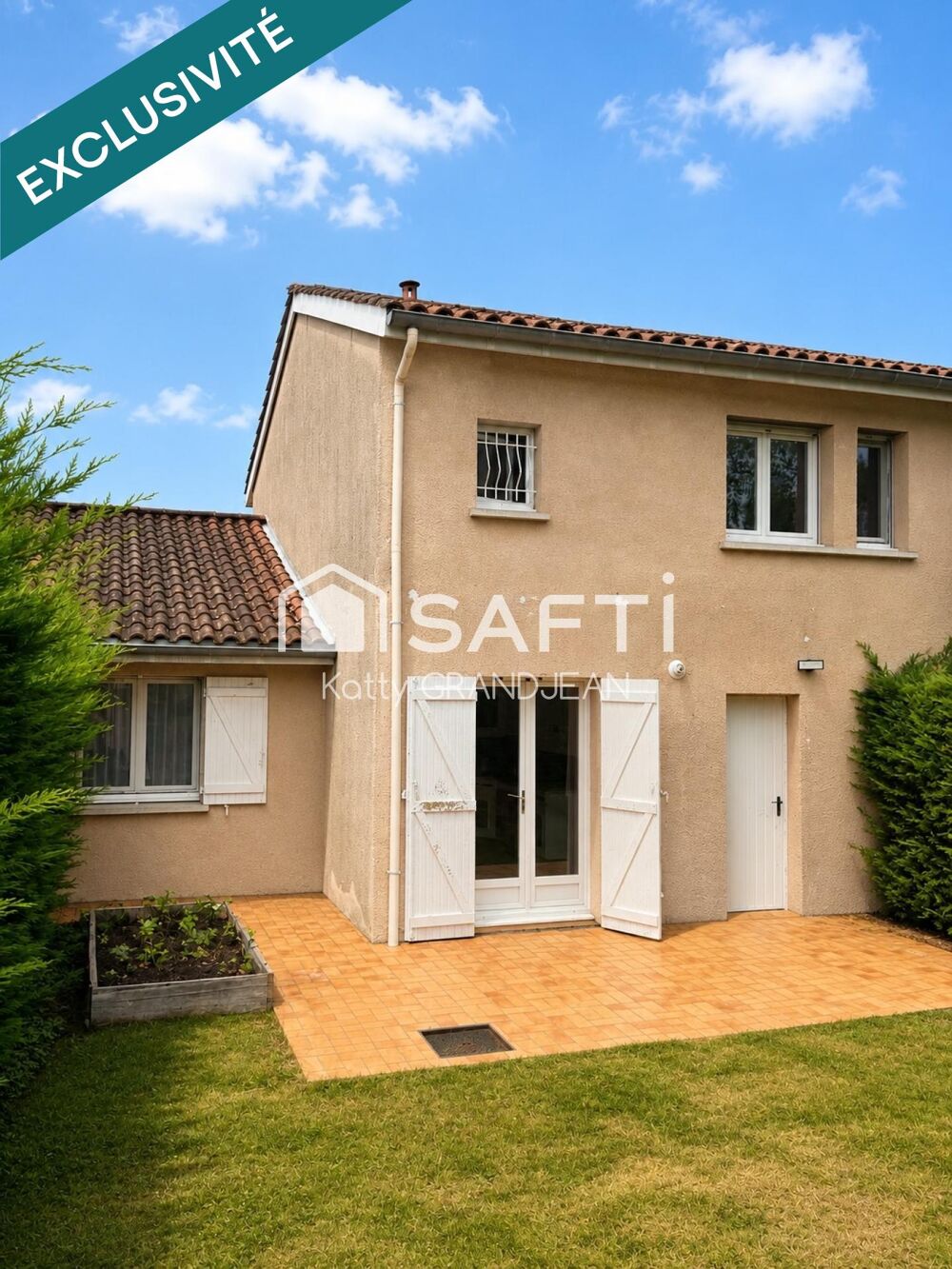 Maison à Péronnas T4 de 86M² avec jardin de 269m²