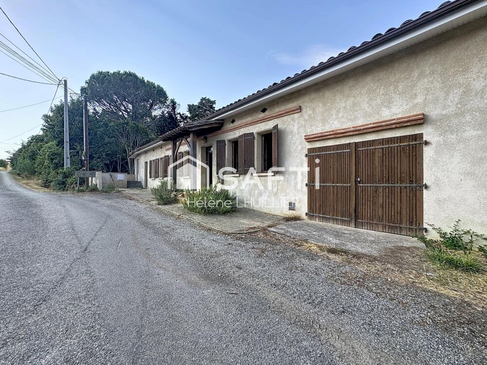 Vente Maison Ancienne ferme à rénover – 136 m² – Terrain de 7125 m² – Dépendances Saiguede