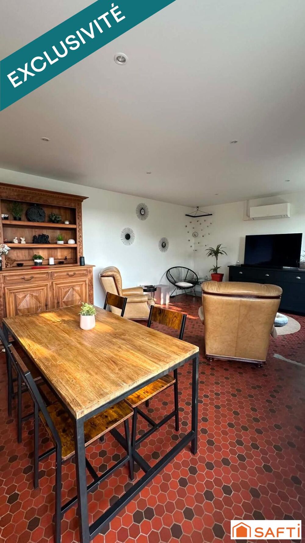 AGEN - T3 RÉNOVÉ  DPE B  GARAGE + CELLIER  BALCONS  VUE DÉGAGÉE