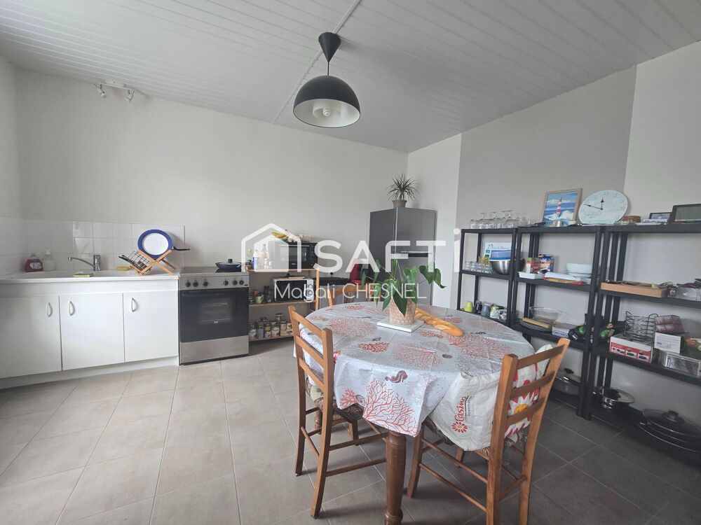 MAISON DE CARACTÈRE  70 m²  2 CHAMBRES  TERRAIN 618 m²  PLOUARET
