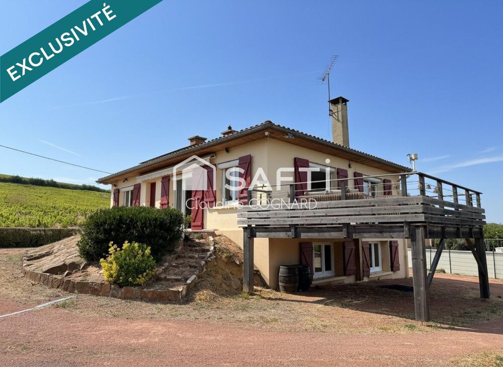 Vente Maison Juliénas : espace, confort et vue imprenable Julienas