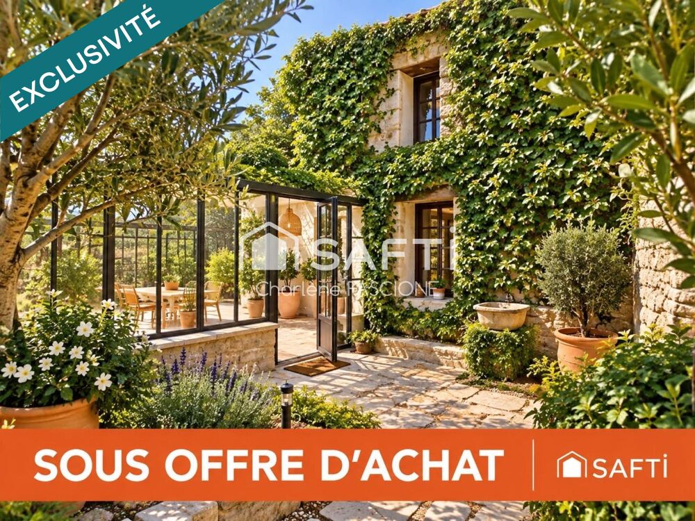 Vente Maison Bastidon en pierre à rénover face aux vignes Figanieres