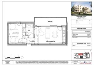  Appartement à vendre 2 pièces 40 m²