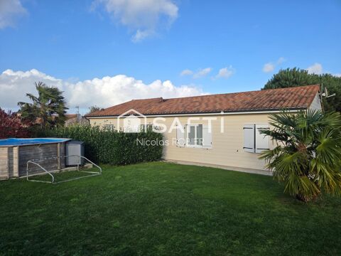   Plain pied trois chambres et un bureau, garage attenant, jardin ! Maison - 5 pi�ce(s) - 110 m�