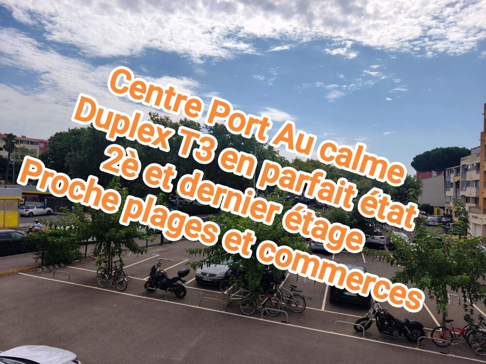 Vente Appartement T3 en duplex en très bon état, au calme Cap d'agde