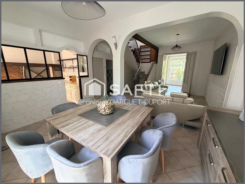 Maison rénovée, 5 chambres, terrasse, jardin, garage