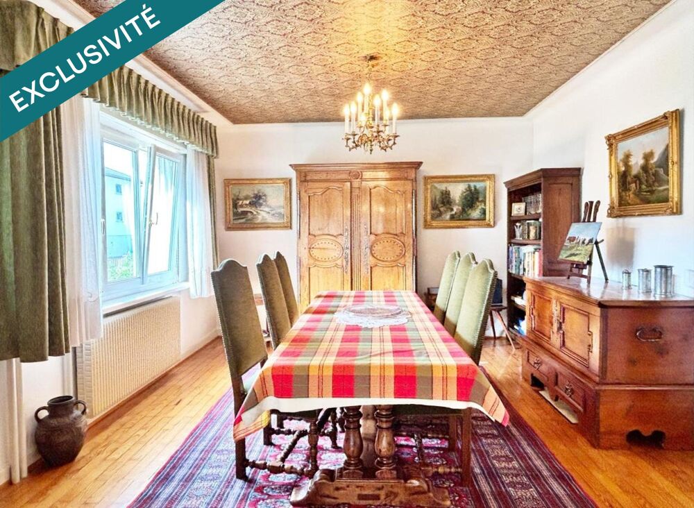 Vente Maison Rixheim – Maison individuelle 105 m² – Grand terrain de 10,79 ares – Sous-sol et dépendance Rixheim
