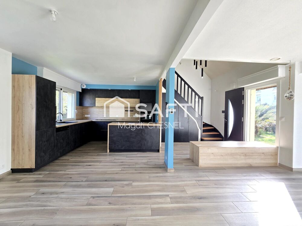 MAISON 110 m²  2 CHAMBRES et 2 BUREAUX  ROMILLÉ CENTRE
