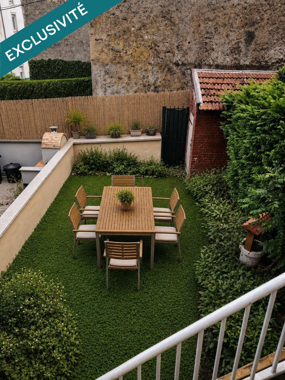 Maison 3 chambres avec jardin, bon classement énergétique !