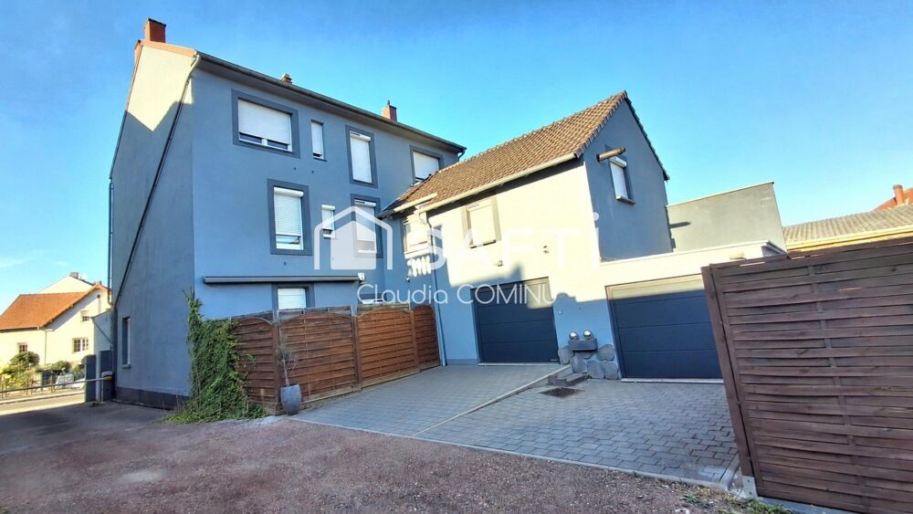 Vente Immeuble Maison aux beaux volumes avec studio et local commercial loué Stiring-wendel