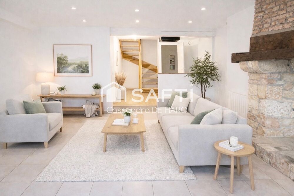 Maison de ville en duplex avec sous-sol aménagé  Centre historique de Muret