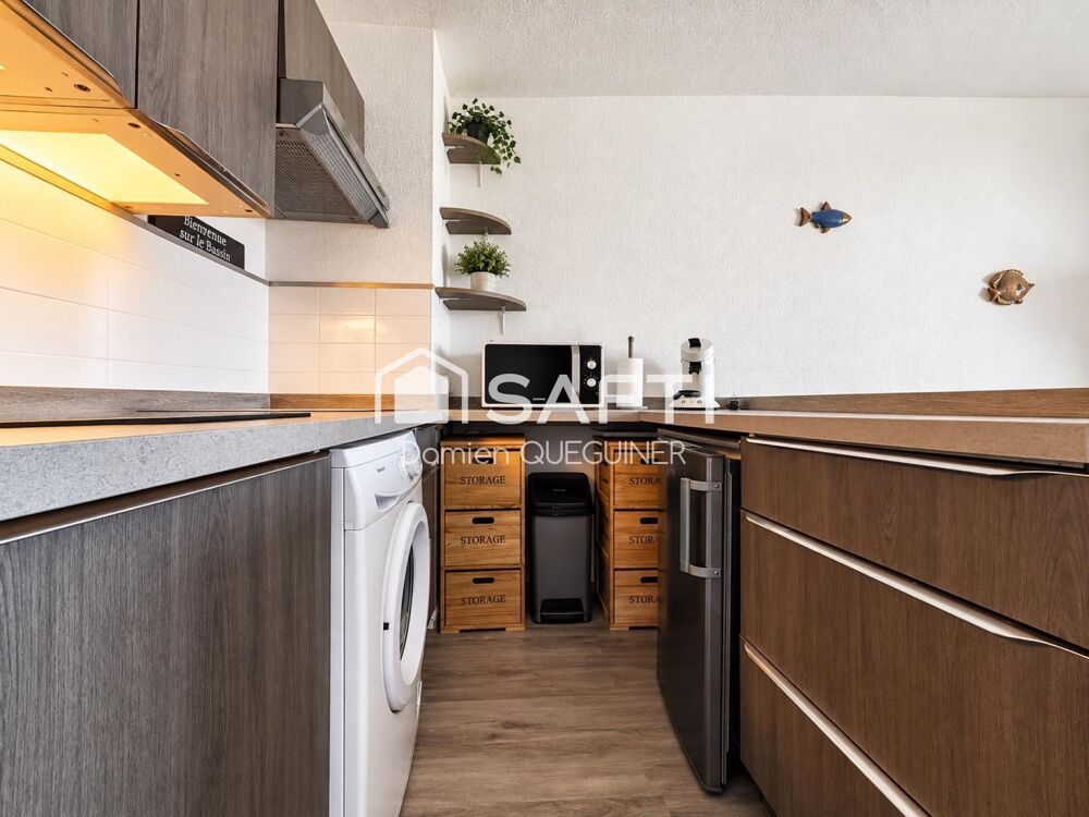 ARCACHON  AIGUILLON | T2 AVEC LOGGIA, VUE BASSIN ET PARKING